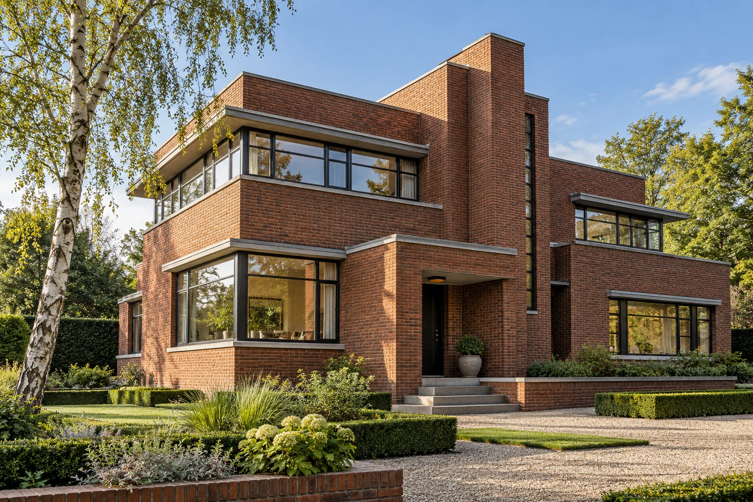 Inspiratie voor architectuur en afwerking